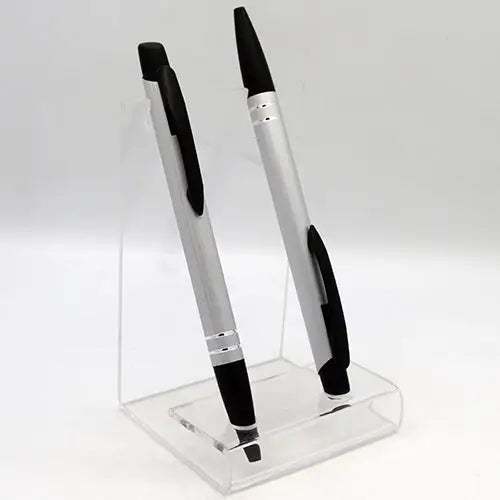 Gray/Black Plastic Pen - simple